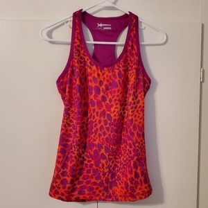 Xersion Performance Wear Razorback Athletic Tank W/ Built-in Bra